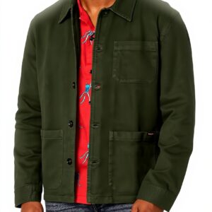 Blouson Nudie Jeans Barney Worker coton bio homme