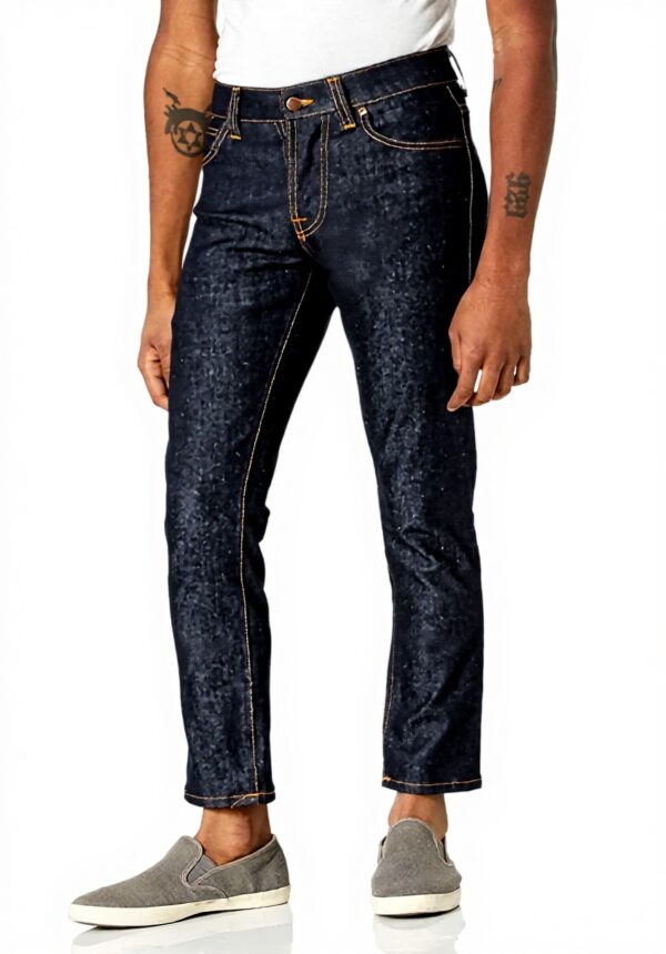 Jeans Nudie Jeans Grim Tim coupe ajustée coutures poche