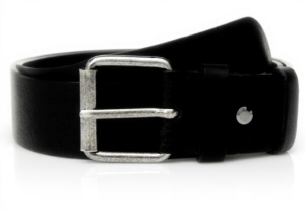 Ceinture cuir unisexe Nudie Jeans Pedersson noir 75 cm