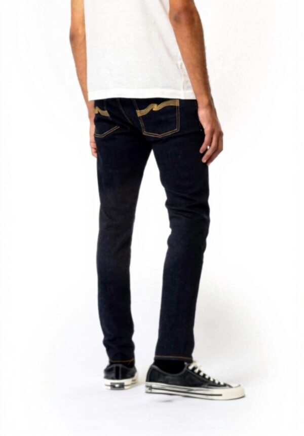 Jean Skinny Nudie Jeans Coton Bio Orange Foncé Sec