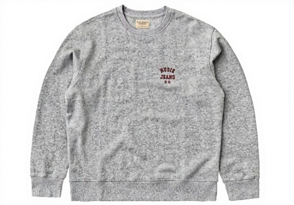 Sweatshirt Nudie Jeans Frasse Logo coton bio homme