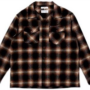 Chemise Nudie Jeans Vincent Shadow Check Marron Homme
