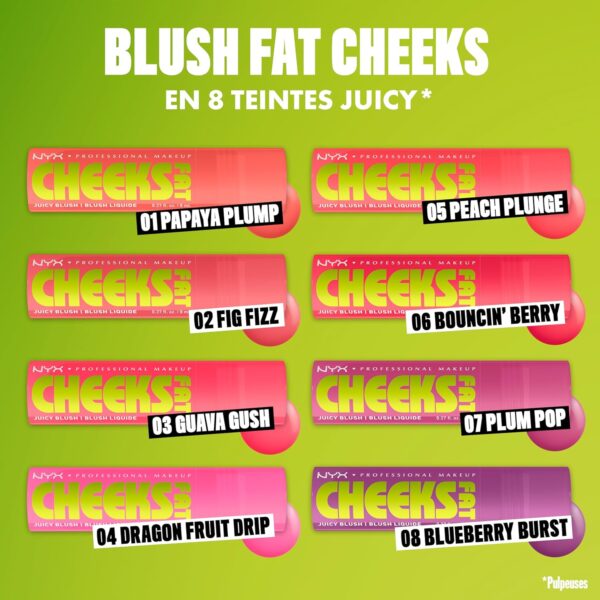 Blush liquide NYX Professional Makeup hydratation 24h tenue-5