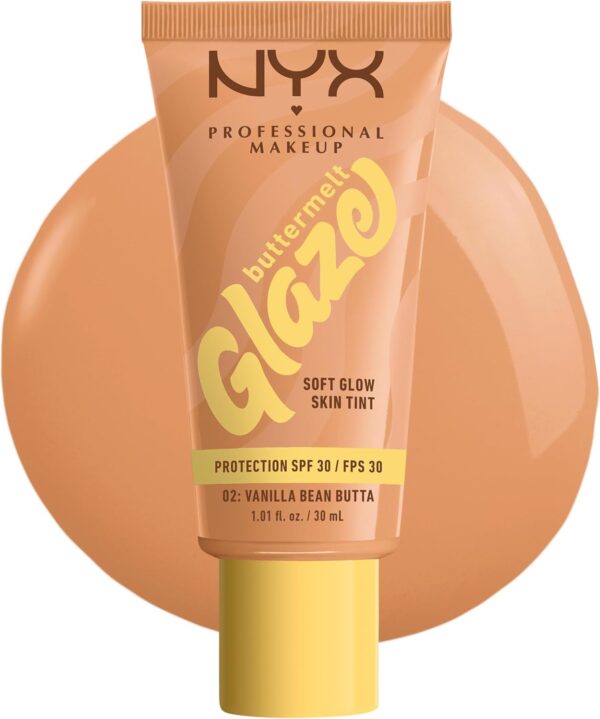 Fond de teint NYX Buttermelt Glaze hydratant SPF30-0