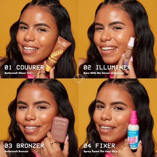 Fond de teint NYX Buttermelt Glaze hydratant SPF30-7