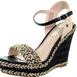 Sandales compensées Pepe Jeans Noir femme mode été