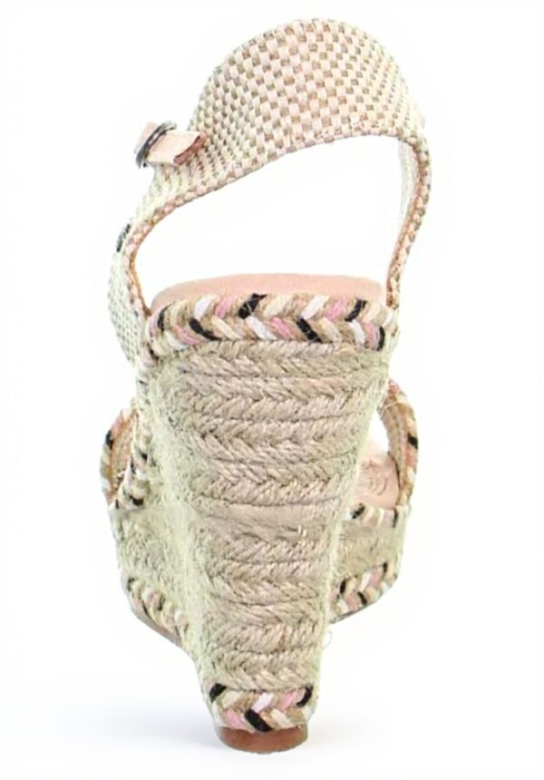 Sandales mode Pepe Jeans compensées rose nu-pieds femme