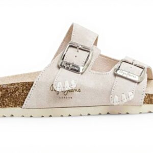 Sandales mode Pepe Jeans Femme Oban Etnic Nude plates