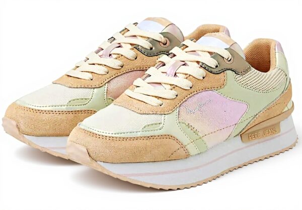 Baskets femme Pepe Jeans Rusper Pearl plateforme EVA