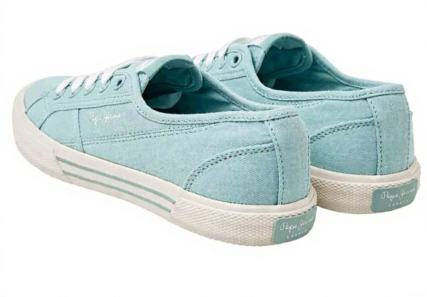 Baskets Pepe Jeans Brady Basic Blanc femme décontractées