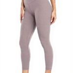 Pantalon de yoga QWUVEDS femme taille haute poche noir