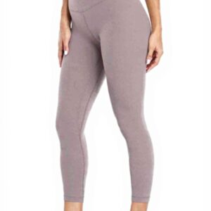 Pantalon de yoga QWUVEDS femme taille haute poche noir