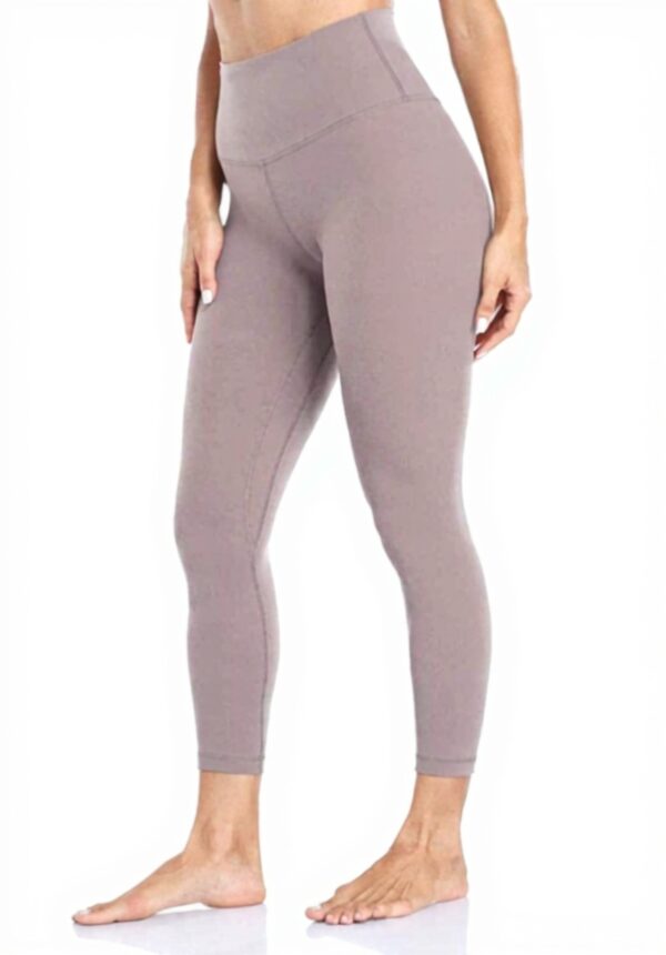 Pantalon de yoga QWUVEDS femme taille haute poche noir