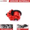 Module transmission RCAWD ARRMA 37T 13T aluminium rouge-6