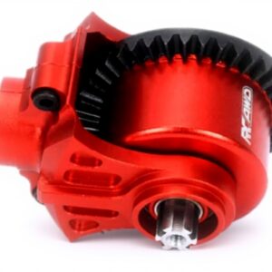 Module transmission RCAWD ARRMA 37T 13T aluminium rouge