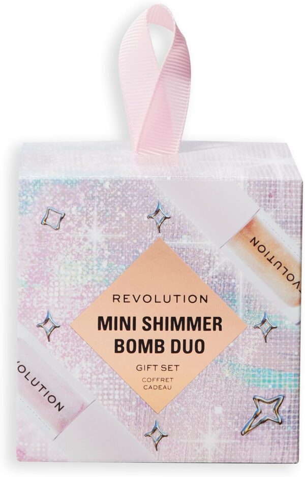 Gloss Revolution Beauty Mini Shimmer Bomb Duo Lèvres Végan-1