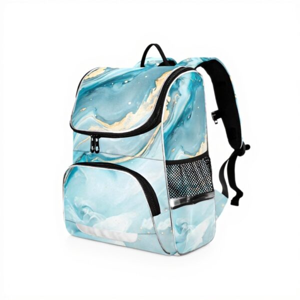 Sac à dos enfant sawoinoa marbre turquoise granit