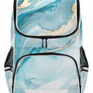 Sac à dos enfant sawoinoa marbre turquoise granit