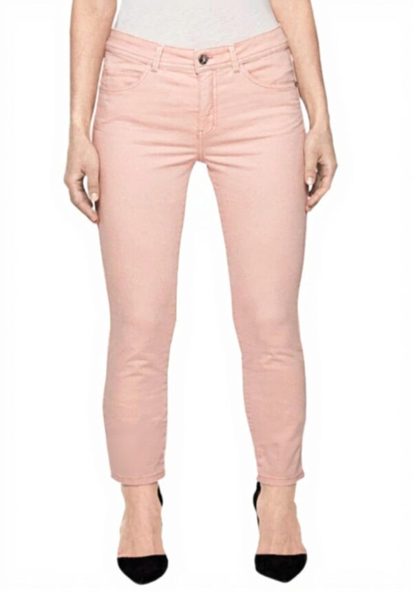 s.Oliver BLACK LABEL Jean Slim Femme Rose Délavage 3D