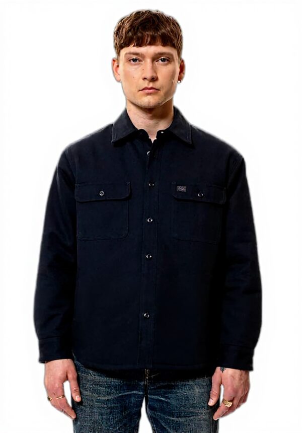 Surchemise coton bio Glenn Nudie Jeans homme coupe régulière