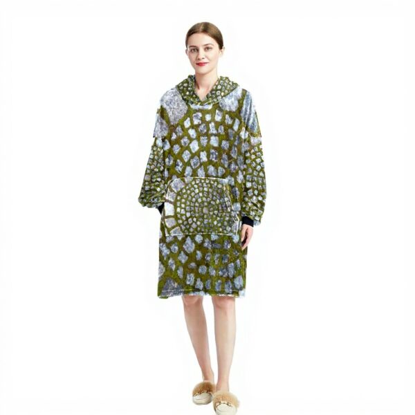 Sweat à capuche surdimensionné granit multicolore Générique