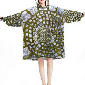 Sweat à capuche surdimensionné granit multicolore Générique