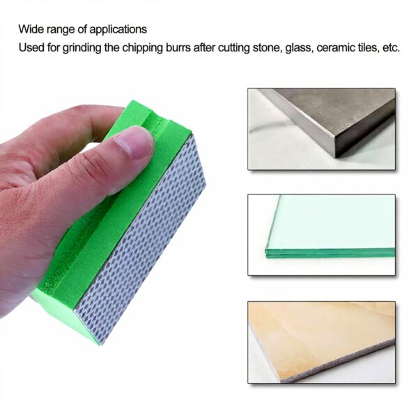 Tampons polissage diamant Yosoo 4 grains verre marbre granit