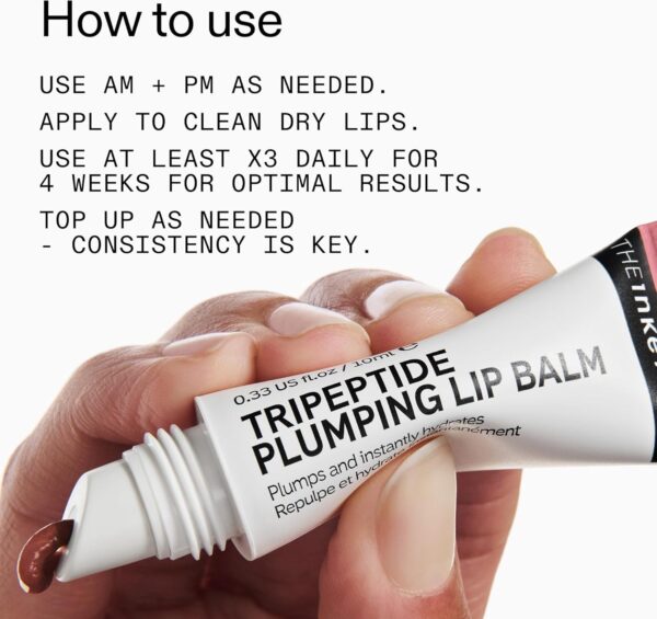 Baume à lèvres repulpant The Inkey List Tripeptide Mocha-4