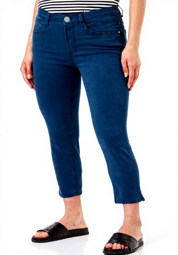 TOM TAILOR Jean Slim Cropped Alexa Femme Mode Vêtements