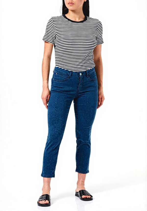 TOM TAILOR Jean Slim Cropped Alexa Femme Mode Vêtements