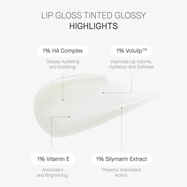 Gloss hydratant SPF 50 Niche Beauty Lab lèvres brillantes-4