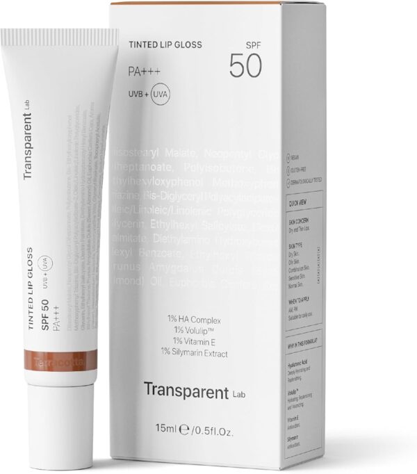 Baume à lèvres teinté SPF50 Transparent Lab Terracotta-6
