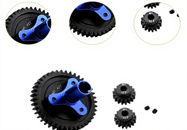 TTETTZ Embrayage Slipper M1 39-43T pour Arma Granite Typhon