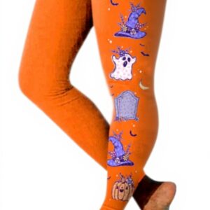 Leggings minceur femme Uwdiohq yoga sport Halloween gainant