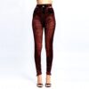 Uwdiohq Leggings Femme Élastique Imitation Denim Sport Yoga