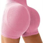 Legging court femme Uwdiohq sans couture effet fessier sport