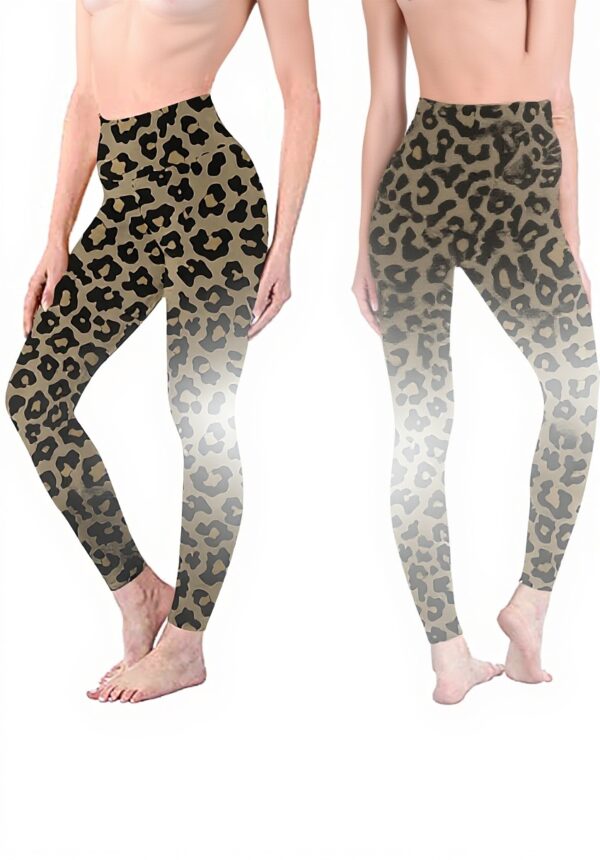 Legging de Sport Femme Uwdiohq Imprimé Élastique