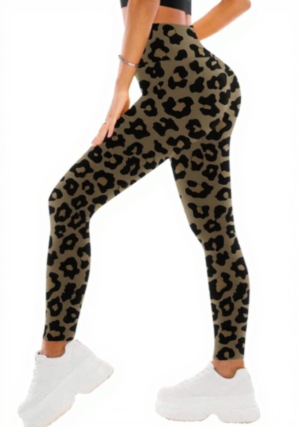 Legging de Sport Femme Uwdiohq Imprimé Élastique