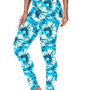 Uwdiohq Leggings Femme Imprimés Yoga Fitness Élastique Doux