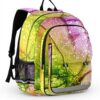 Sac à dos Vnurnrn marbre granit arc-en-ciel enfants