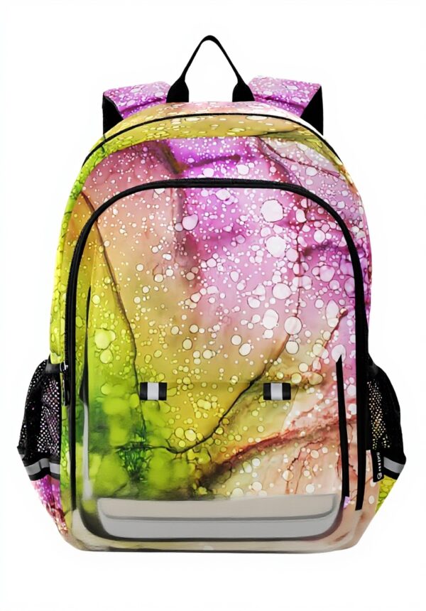 Sac à dos Vnurnrn marbre granit arc-en-ciel enfants