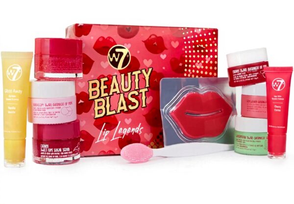 Gommage lèvres W7 Beauty Blast coffret soins saveurs