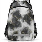 Sac à dos enfant Wzzzsun granit marbre réfléchissant école