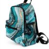 Sac à dos enfant Wzzzsun granit marbre turquoise école