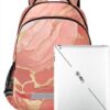 Sac à dos enfant granit marbre rose Wzzzsun réfléchissant