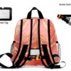 Sac à dos enfant Wzzzsun impression granit marbre rose école