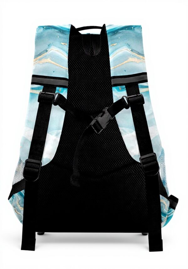 Sac à dos enfant Wzzzsun marbre turquoise granit