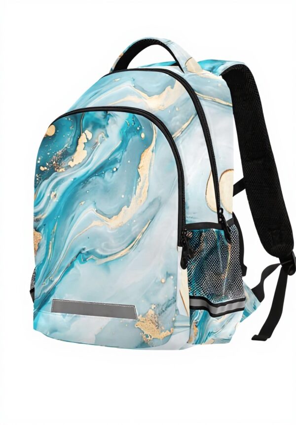 Sac à dos enfant Wzzzsun marbre turquoise granit