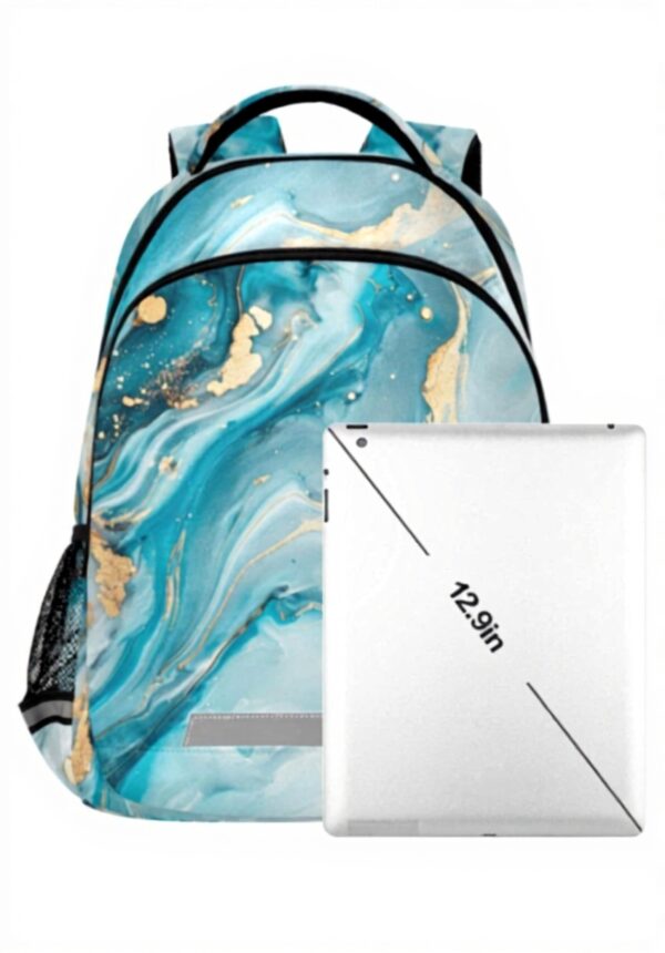 Sac à dos enfant Wzzzsun marbre turquoise granit