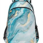 Sac à dos enfant Wzzzsun marbre turquoise granit